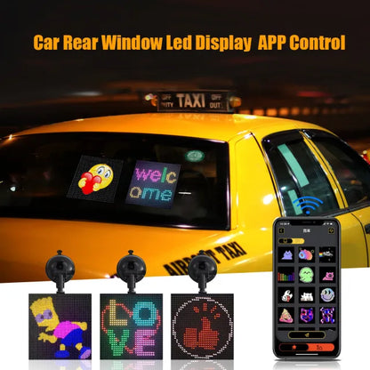 Car Rear Window LED Display|شاشة LED للنافذة الخلفية للسيارة