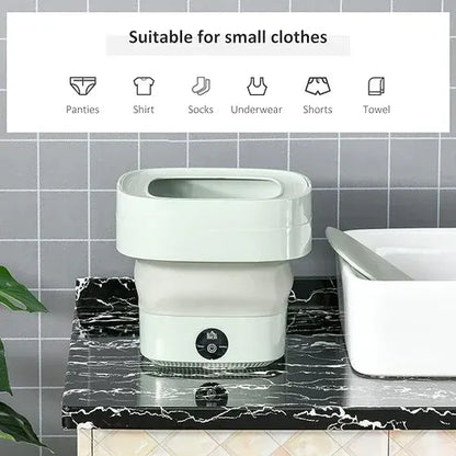 Foldable Mini Laundry Machine|غسالة ملابس صغيرة قابلة للطي