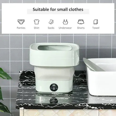Foldable Mini Laundry Machine|غسالة ملابس صغيرة قابلة للطي