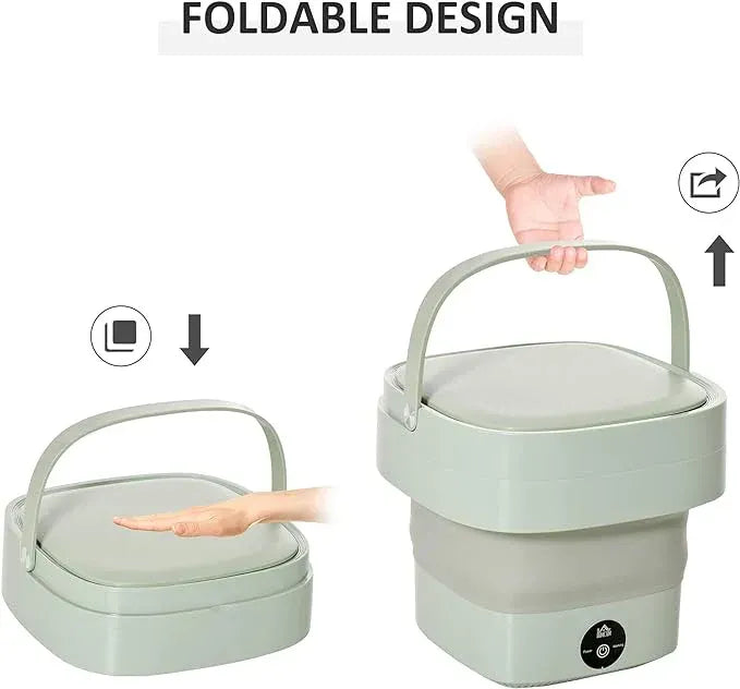 Foldable Mini Laundry Machine|غسالة ملابس صغيرة قابلة للطي