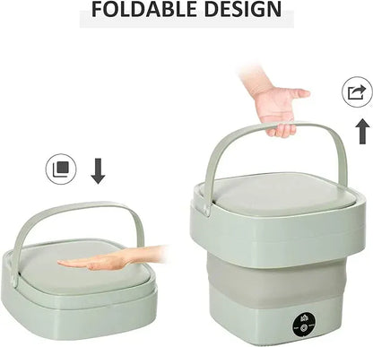 Foldable Mini Laundry Machine|غسالة ملابس صغيرة قابلة للطي