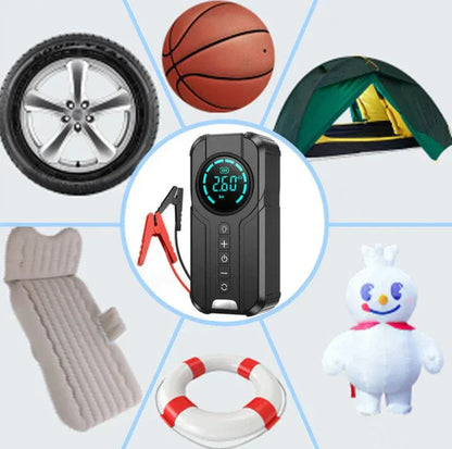 Jump Starter With Air Pump|جهاز بدء التشغيل مع مضخة هواء